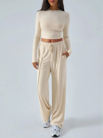 Sable Luxe Top and Pants Set