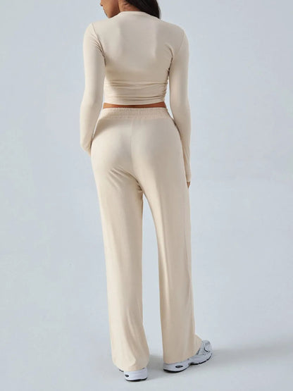 Sable Luxe Top and Pants Set