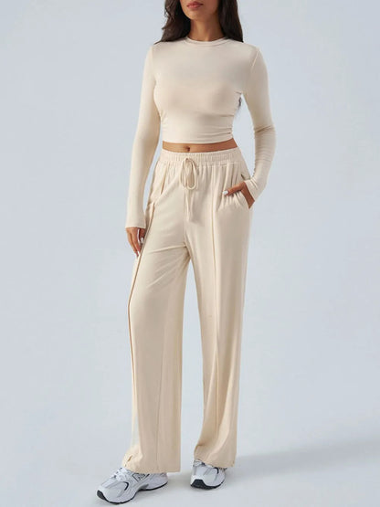 Sable Luxe Top and Pants Set