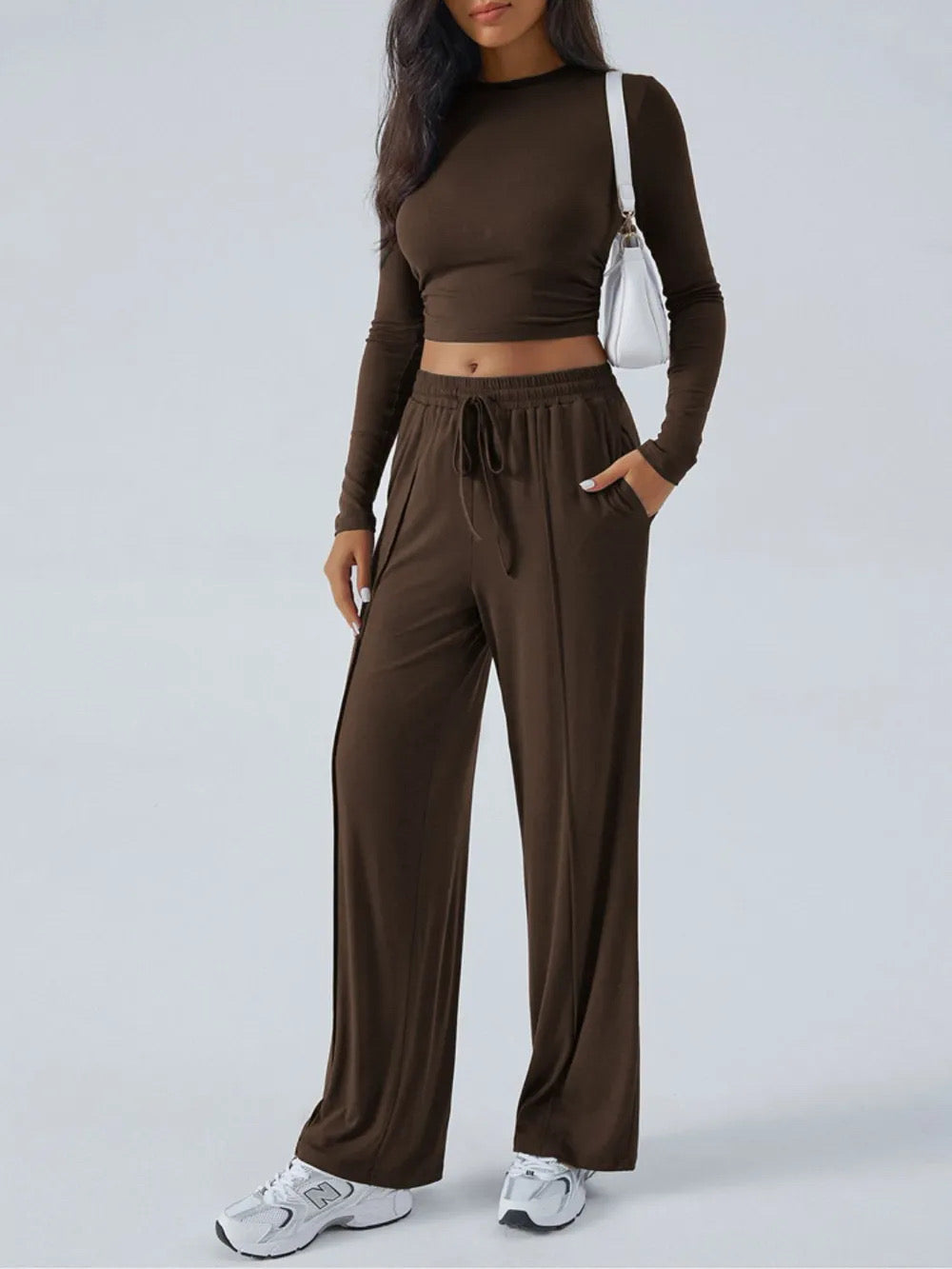 Sable Luxe Top and Pants Set