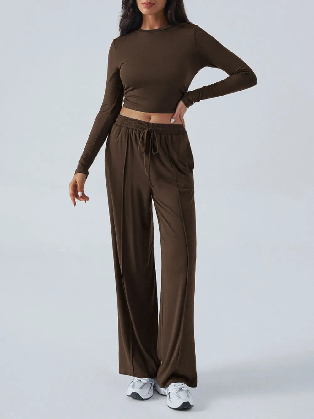 Sable Luxe Top and Pants Set