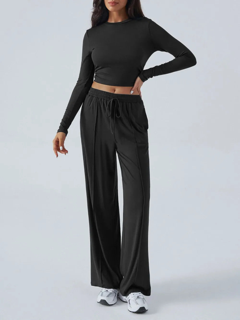 Sable Luxe Top and Pants Set
