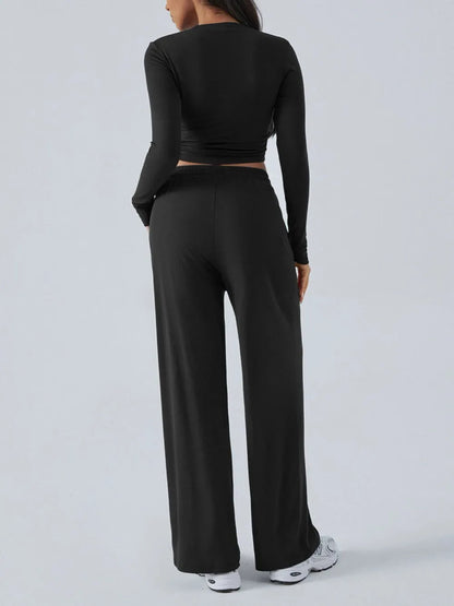 Sable Luxe Top and Pants Set