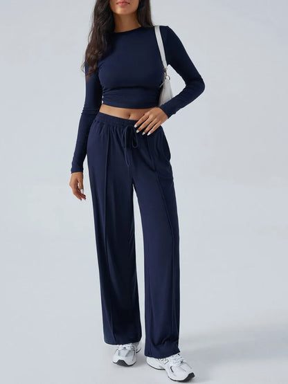 Sable Luxe Top and Pants Set