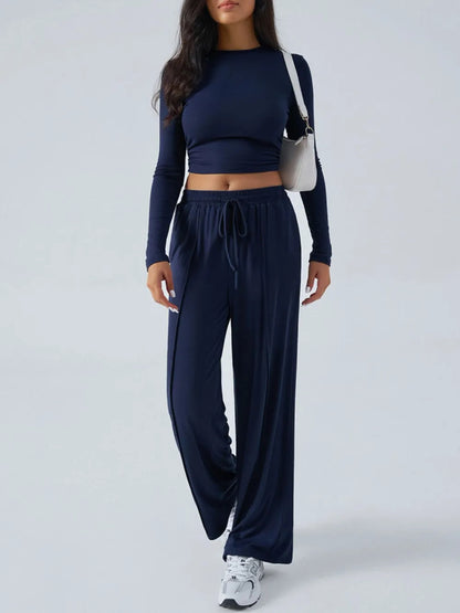 Sable Luxe Top and Pants Set