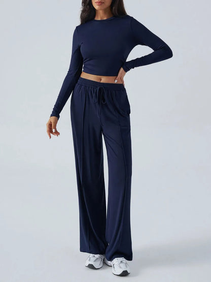 Sable Luxe Top and Pants Set